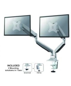 MONITOR ACC DESK MOUNT/10-32" NM-D750DSILVER NEWSTAR