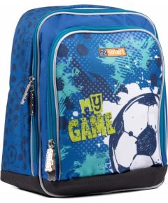 Skolas mugursoma SMART H-55 "My Game", zila Pюкзак