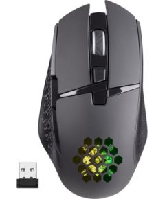 MOUSE DEFENDER GM-514 GLORY OPTIC RF RGB 3200dpi 7P BLACK