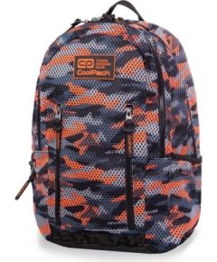 Backpack CoolPack Impact II Camo Mesh Orange