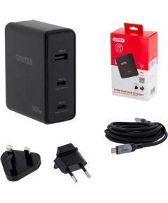 UNITEK WALL CHARGER GAN 2X USB-C, USB-A, 140W