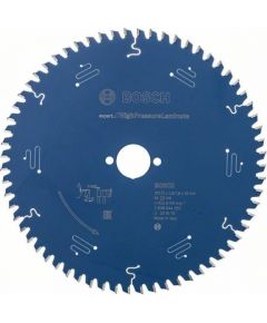 Griešanas disks Bosch Expert for High-Pressure Laminate 2608644354; 210x30 mm; Z60
