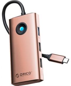 Orico Type-C 6in1 HUB Multifunction Docking Station (rose gold) Datoru dokstacijas