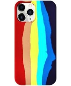 Evelatus  
       Apple  
       iPhone 14 Pro Silicone case Multi-Colored 
     Rainbow