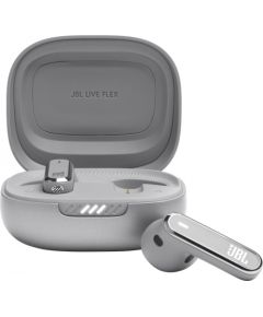 JBL wireless earbuds Live Flex, silver