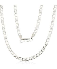 Серебряная цепочка Марина 3 мм, алмазная обработка граней #2400068, Серебро 925°, длина: 60 см, 10.5 гр.