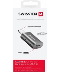 Swissten Адаптер Lightning на USB-C