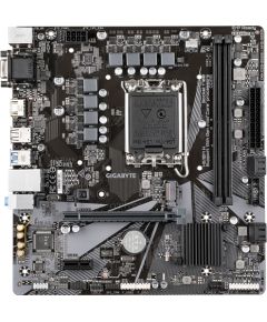 Gigabyte H610M H 1.0 Processor family Intel, Processor socket  LGA1700, DDR5 DIMM, Memory slots 2, Supported hard disk drive interfaces 	SATA, M.2, Number of SATA connectors 4, Chipset Intel H610 Express, Micro ATX