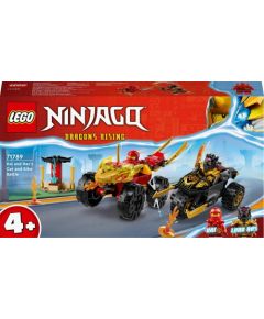 LEGO Ninjago Bitwa samochodowo-motocyklowa między Kaiem a Rasem (71789)
