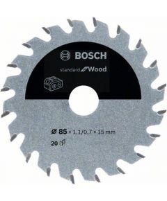 Griešanas disks Bosch Standard for Wood 2608837711; 190x30 mm; Z60