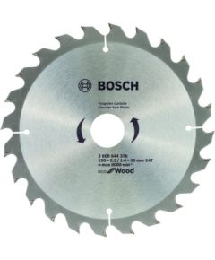 Griešanas disks Bosch 2608644613; 190x30 mm; Z24; 10 gab.