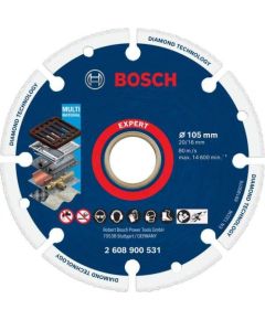 Dimanta griešanas disks Bosch 2608900531; 105x20/16 mm