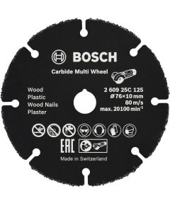 Griešanas disks Bosch 260925C125; 76x10 mm