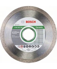 Dimanta griešanas disks Bosch Standard for Ceramic 2608603231; 115x22,23 mm; 10 gab.