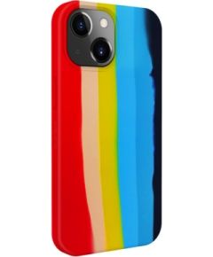 Evelatus  
       Apple  
       iPhone 14 Silicone case Multi-Colored 
     Rainbow