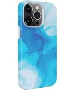 Evelatus  
       Apple  
       iPhone 13 Pro Premium Silicone case Customized Print 
     Blue