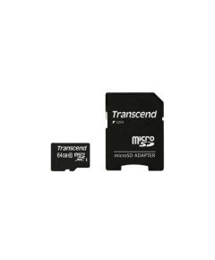 Memory card Transcend microSDXC 64GB Class 10 + Adapter (SD 3.0)