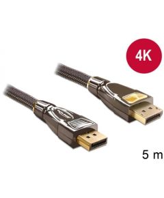 Delock Cable Displayport 1.2 male > Displayport male 4K 5m PREMIUM