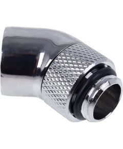 Alphacool Eiszapfen 45° angle adapter 1/4", chrome-plated - 17247