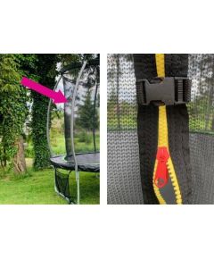 Lean Sport Siatka Wewnętrzna do Trampoliny Sport Max 8ft Różowa