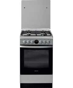 Gas stove with electric oven Indesit IS5G8CHXBA