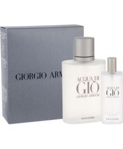 Giorgio Armani Acqua di Gio komplekts vīriešiem (100 ml. EDT + 15 ml. EDT) Dāvanu komplekti