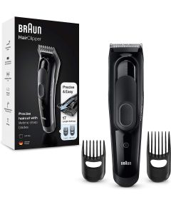 Braun HC5050 Cordless, Rechargeable, Black