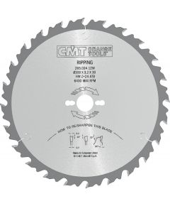 Griešanas disks kokam CMT 285; 450x3.8x30; Z36; 20°