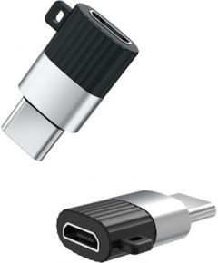 Samsung XO NB149-A Vada Adapteris - Konverteris no Micro USB uz USB-C Melna