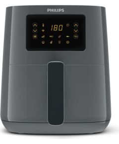 Philips 5000 series HD9255/60 fryer Single 4.1 L Stand-alone 1400 W Hot air fryer Black, Grey