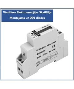 Vienfazes elektribas skaititajs ProBase, 0.25-50A, 230/240V, 1x DIN