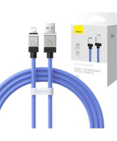 Fast Charging cable Baseus USB-A to Lightning Coolplay Series 1m, 2.4A (white)