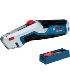 Bosch universal knife and blade set 63 x 19mm, carpet knife (blue/grey, incl. 13 blades)