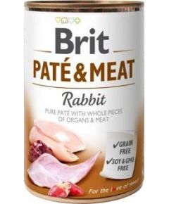 Brit Karma w puszce Pasztet z królika i mięso 400 g