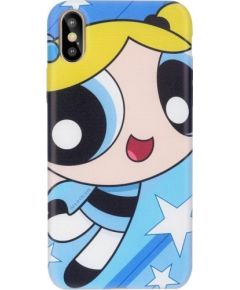 Cartoon Network The Powerpuff Girls Aizmugurējais Silikona Apvalks Priekš Apple iPhone XS Max Bubbles