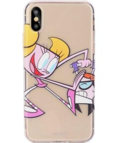 Cartoon Network Dexter Aizmugurējais Silikona Apvalks Priekš Apple iPhone X / XS Dexter with Dee Dee