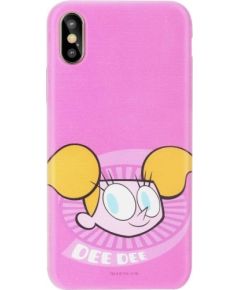 Cartoon Network Dexter Aizmugurējais Silikona Apvalks Priekš Samsung J610 Galaxy J6 Plus (2018) Dee Dee
