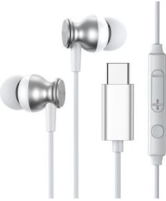 Joyroom  
 
       ear headphones USB Type C with remote and microphone 
     White