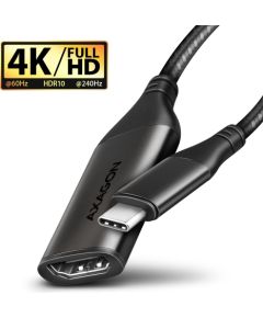 AXAGON RVC-HI2M USB-C -> HDMI 2.0 adapter 4K/60Hz Aluminum, 25cm cable