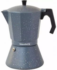 Espresso kafijas automāts 6 tases, marmora pelēks Klausberg.