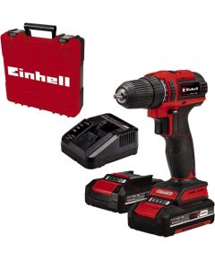 Einhell Cordless drill TE-CD 18/40 Li BL (red/black, 2x Li-Ion batteries 2.0Ah, in case)