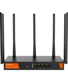 Tenda W30E AX3000 wireless router Gigabit Ethernet Dual-band (2.4 GHz / 5 GHz) Black