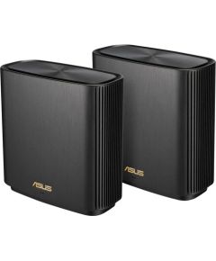 Asus AX7800 Tri Band Mesh Router Wifi 6 ZenWiFi XT9 (2-Pack) 802.11ax, 780 Mbit/s, 10/100/1000 Mbit/s, Ethernet LAN (RJ-45) ports 3, Antenna type Internal, Black