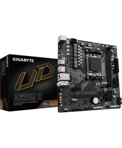 Gigabyte A620M H 1.0 M/B Processor family AMD, Processor socket AM5, DDR5 DIMM, Memory slots 2, Supported hard disk drive interfaces 	SATA, M.2, Number of SATA connectors 4, Chipset AMD A620, Micro ATX