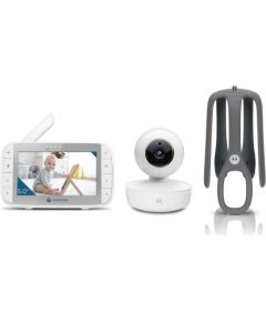 Motorola Portable Video Baby Monitor with Flexible Crib Mount  VM55 5.0" White