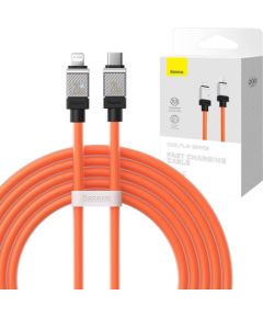 Fast Charging cable Baseus USB-C to Coolplay Series 2m, 20W (orange)