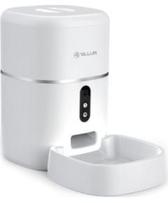 Tellur Smart WiFi mājdzīvnieku barotava, UltraHD kamera, 4L balts