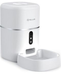 Tellur Smart WiFi Pet Feeder, UltraHD Camera, 4L white