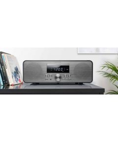 Muse Bluetooth Micro System M-880 BTC 80 W, Wireless connection, Silver, AUX in, CD player, NFC, Bluetooth