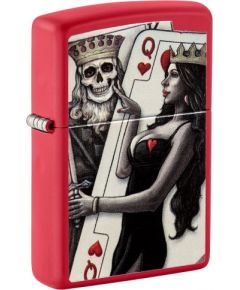 Zippo šķiltavas 48624 Skull King Queen Beauty